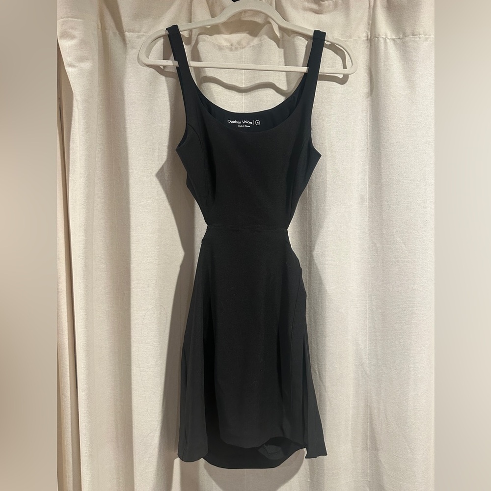 Outdoor Voices Elegant Black Exercise Dress